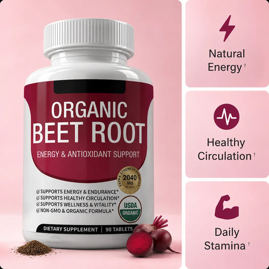 Prawia Organic Beet Root Capsules